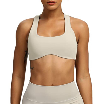 Aoxjox Women's Backless Sports Bra for Comfort and Style