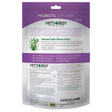 Vet's Best Probiotic Soft Chews for Digestive Health