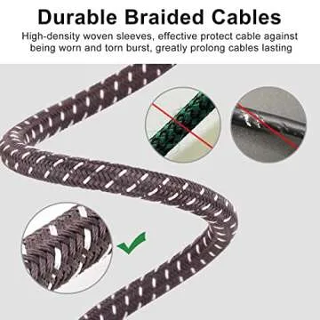 MIKIZ XLR Male to 1/4" TS Adapter Mono Cable Unbalanced 10 ft