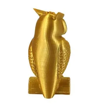 Silk Gold PLA Filament - Vibrant 3D Printing Material 1KG