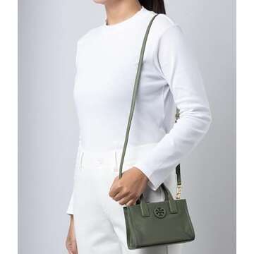 Tory Burch Women's Ella Mini Nylon Tote (Palm Leaf)