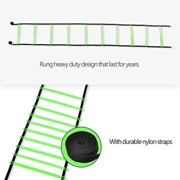 FASHAYAY Agility Ladder for Performance Training and Fitness