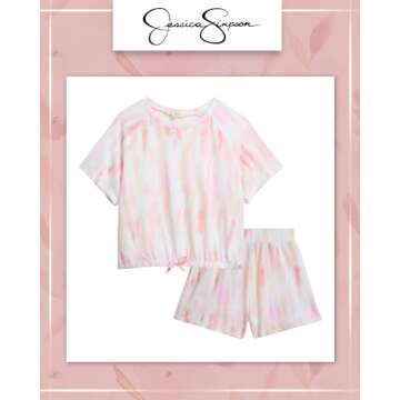 Jessica Simpson Girls’ 2-Piece Comfortable Shorts Set