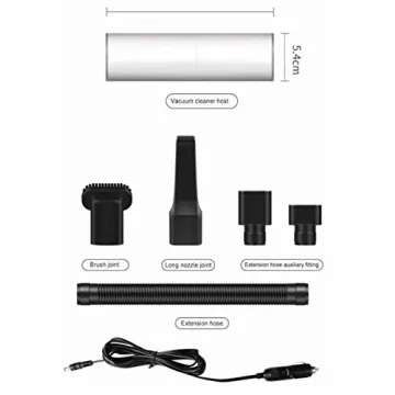 Portable Car Vacuum Cleaner with High Power Suction