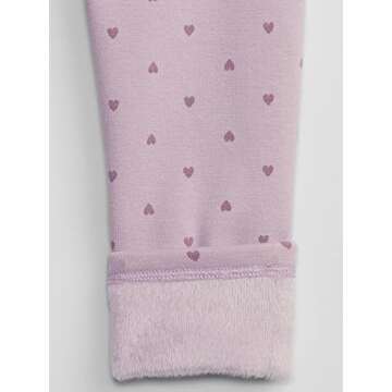 GAP Baby Girls Cozy Leggings, Lavender Frost, 5T US