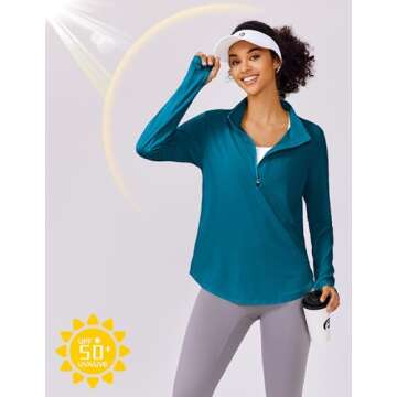 Buy PINSPARK Women's UPF 50+ Sun Shirts for Outdoor Activities