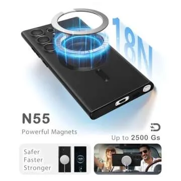 Amzfield Magnetic Case for Samsung Galaxy S23 Ultra