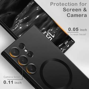 Amzfield Magnetic Case for Samsung Galaxy S23 Ultra