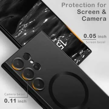 Amzfield Magnetic Case for Samsung Galaxy S23 Ultra