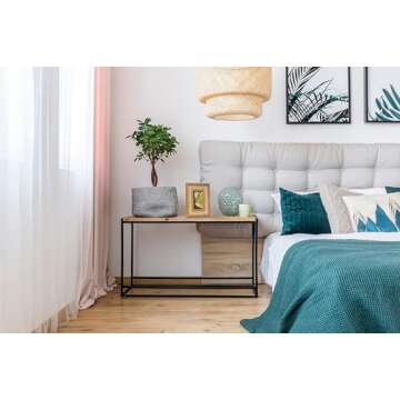 Fairwood Way Rattan and Wood Picture Frame - Boho or Coastal or Beach Photo Frame - Tabletop Stand and Wall Mount… (4" x 6" Opening)