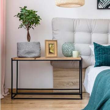 Fairwood Way Rattan and Wood Picture Frame - Boho or Coastal or Beach Photo Frame - Tabletop Stand and Wall Mount… (4" x 6" Opening)