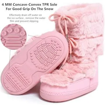 ZHENAIYISHENG Women's Faux Fur Winter Boots for Style