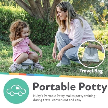 Nuby Portable Potty Seat for Travel and Toilet Training