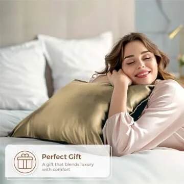 Pure Bedding Satin Pillowcase Set - Luxurious Hair and Skin Care