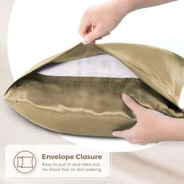 Pure Bedding Satin Pillowcase Set - Luxurious Hair and Skin Care