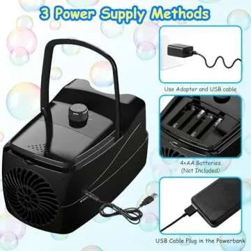 Bubble Machine: Automatic Blower for Kids & Pets