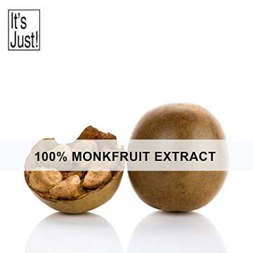 It's Just! Monkfruit Extract Powder - Zero Calorie Sweetener