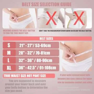 Jaffick Weight Lifting Belt For Ladies (4" Wide) - 100% Pink Leather Gym Belts Lower Waist Back Supp...