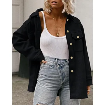 Stylish ZESICA Women's Casual Trench Coat with Pockets