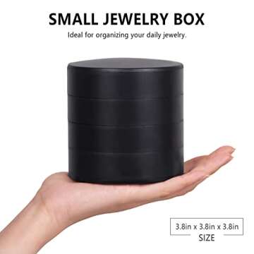 Stylish CONBOLA Jewelry Organizer for Women - Compact & Chic