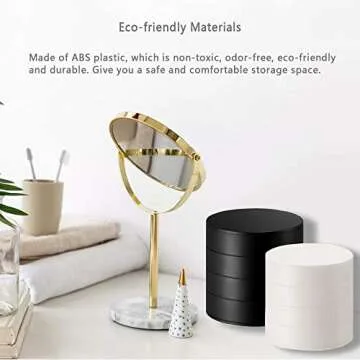 Stylish CONBOLA Jewelry Organizer for Women - Compact & Chic