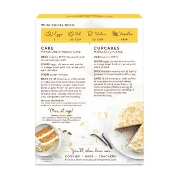 Simple Mills Vanilla Cupcake Baking Mix for Healthier Desserts