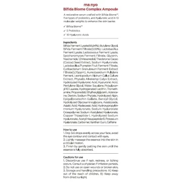 Korean Bifida Biome Complex Ampoule for All Skin Types