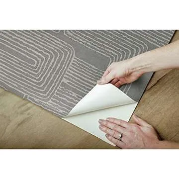 Nikki Chu Gray and Metallic Silver Peel and Stick Wallpaper