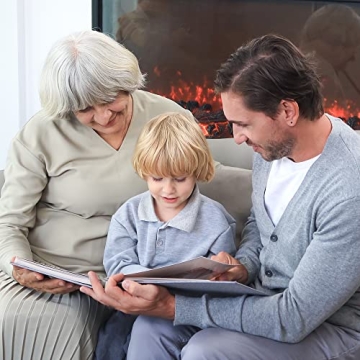 Vienrose Large Photo Album for Cherished Memories Scrapbooking