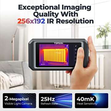 TOPDON TC003 Thermal Imaging Camera - 256x192 IR Resolution