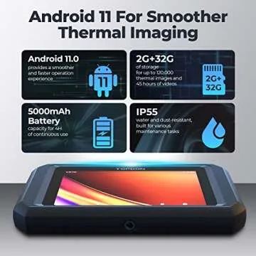 TOPDON TC003 Thermal Imaging Camera - 256x192 IR Resolution