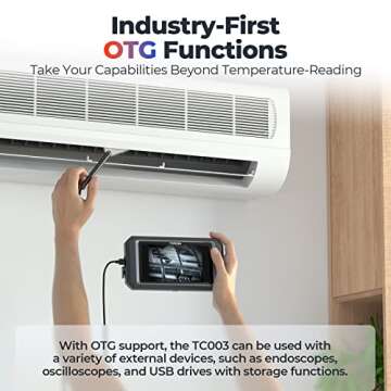 TOPDON TC003 Thermal Imaging Camera - 256x192 IR Resolution