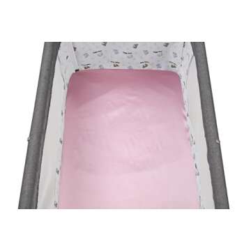 Tontukatu Satin Bassinet Sheet Set for Baby Comfort and Style