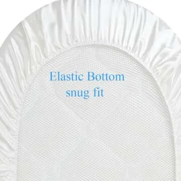 Tontukatu Satin Bassinet Sheet Set for Baby Comfort and Style