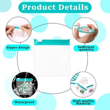 Reusable Pill Pouch Bags for Daily Use 24 Pack