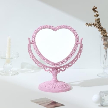 Shop XPXKJ 7 Inch Vintage Heart Mirror - Chic & functional