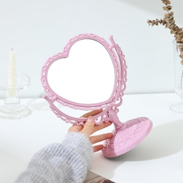 Shop XPXKJ 7 Inch Vintage Heart Mirror - Chic & functional