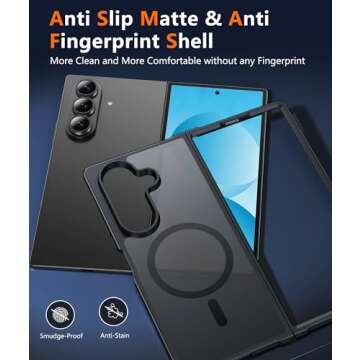 FNTCASE Samsung Galaxy Z Fold 7 Case - Slim Magnetic Protection