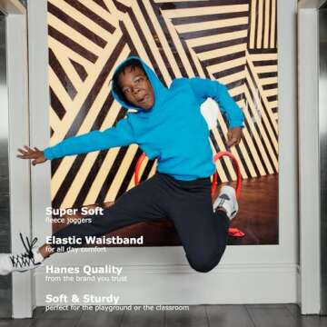 Hanes Boys' Eco Smart Pant - Comfort and Style for All Day