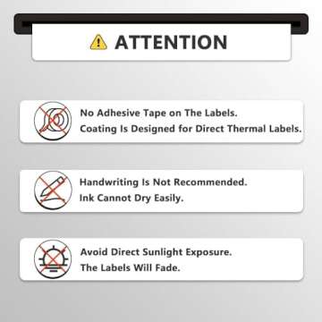 BETCKEY - Compatible DYMO 30334 (2-1/4" x 1-1/4") Multipurpose Barcode Labels, Perforated, Compatible with DYMO Labelwriter 450, 4XL, NOT FIT 550 & 5XL [10 Rolls/10000 Labels]
