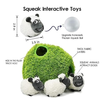 Interactive Hide and Seek Dog Toy for Small Dogs
