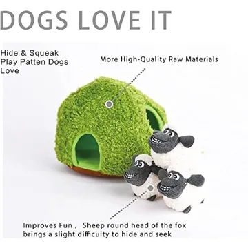 Interactive Hide and Seek Dog Toy for Small Dogs