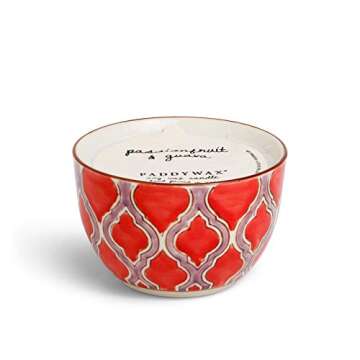 Paddywax Boheme Collection Scented Soy Wax Candle, 12.5-Ounce, Passion Fruit & Guava