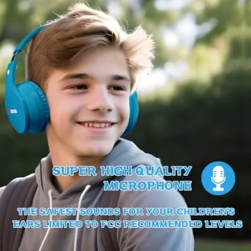 Bluetooth Kids Headphones - Safe & Durable Design