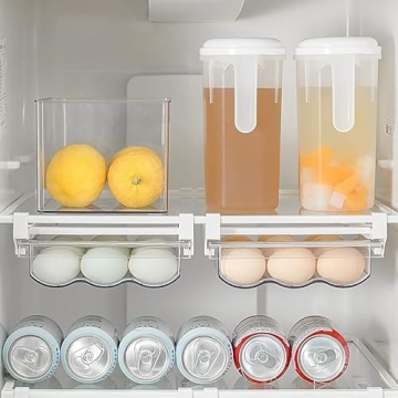 Fridge Egg Drawer Organizer Holder for 21 Eggs