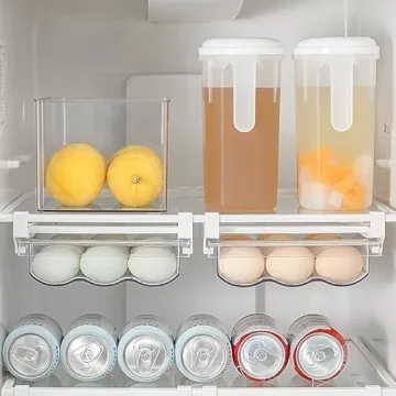 Fridge Egg Drawer Organizer Holder for 21 Eggs