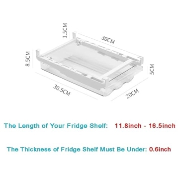 Fridge Egg Drawer Organizer Holder for 21 Eggs