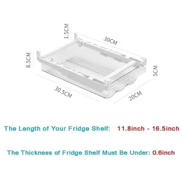 Fridge Egg Drawer Organizer Holder for 21 Eggs