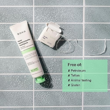 Boka Ela Mint Dental Floss - Eco-Friendly & Teflon-Free