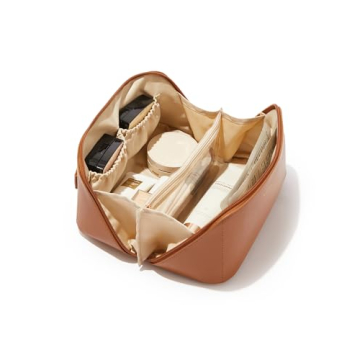 EACHY Travel Makeup Bag - Large Waterproof Pouch